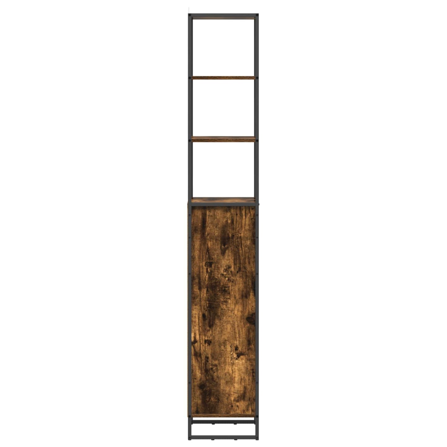 Koupelnová Skříň Kouřový Dub 40 X 30 X 180 Cm Kompozitní Dřevo