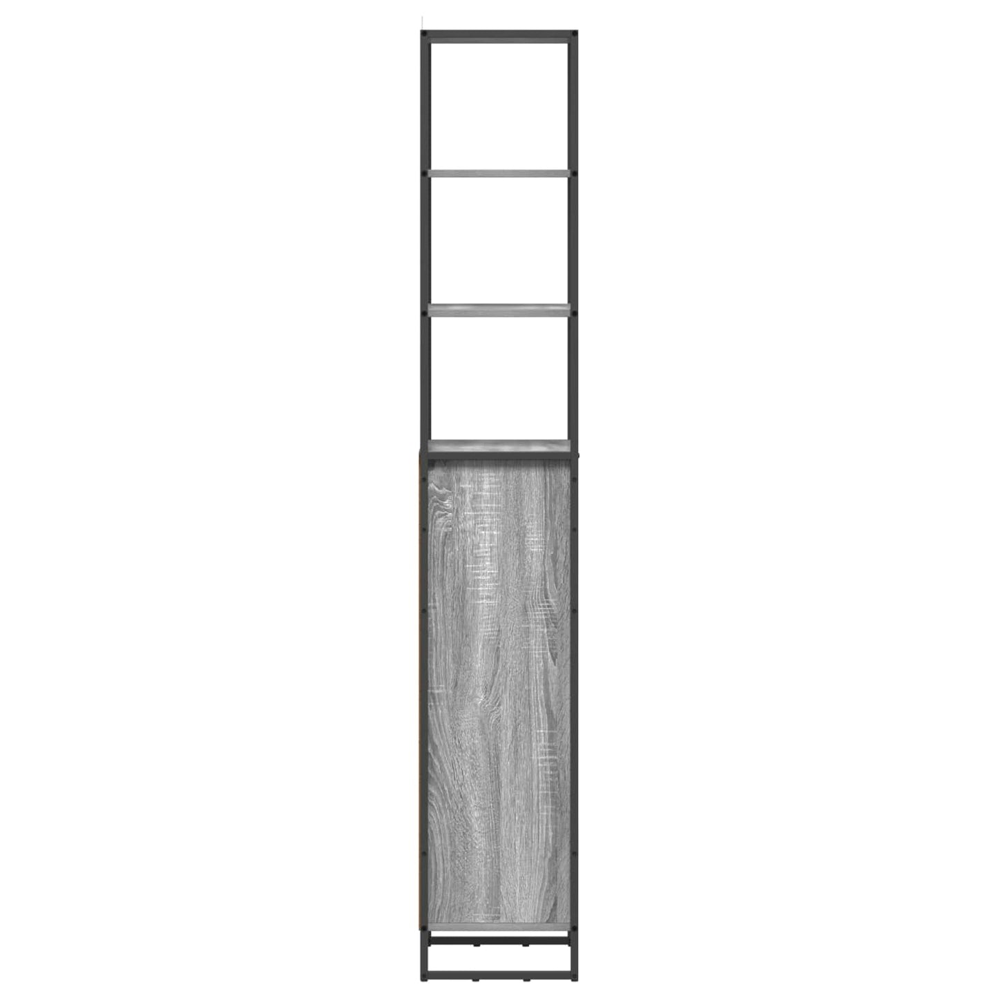 Koupelnová Skříň Šedá Sonoma 40 X 30 X 180 Cm Kompozitní Dřevo