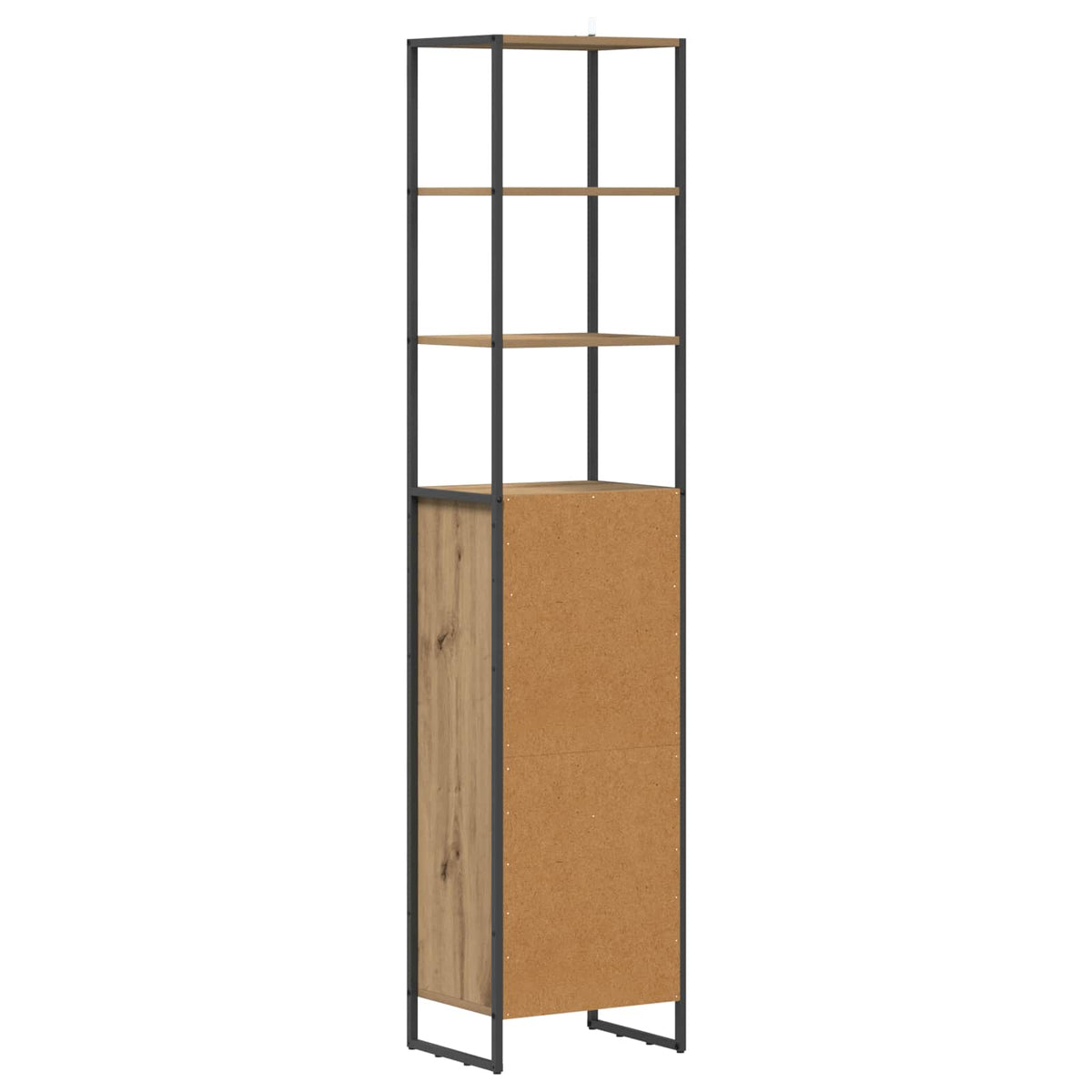 Koupelnová Skříň Umělecký Dub 40 X 30 X 180 Cm Kompozitní Dřevo