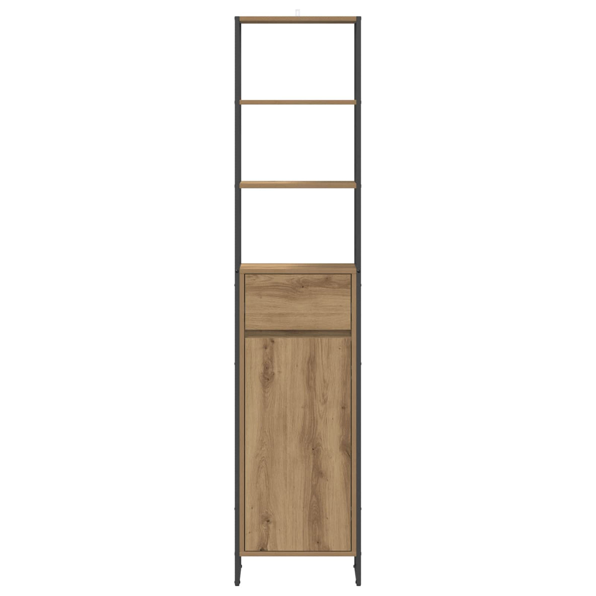 Koupelnová Skříň Umělecký Dub 40 X 30 X 180 Cm Kompozitní Dřevo