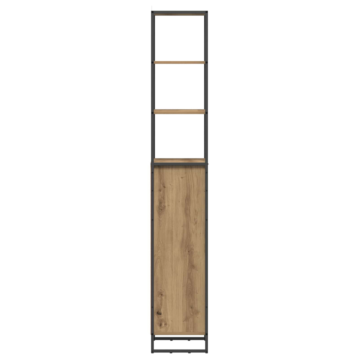 Koupelnová Skříň Umělecký Dub 40 X 30 X 180 Cm Kompozitní Dřevo