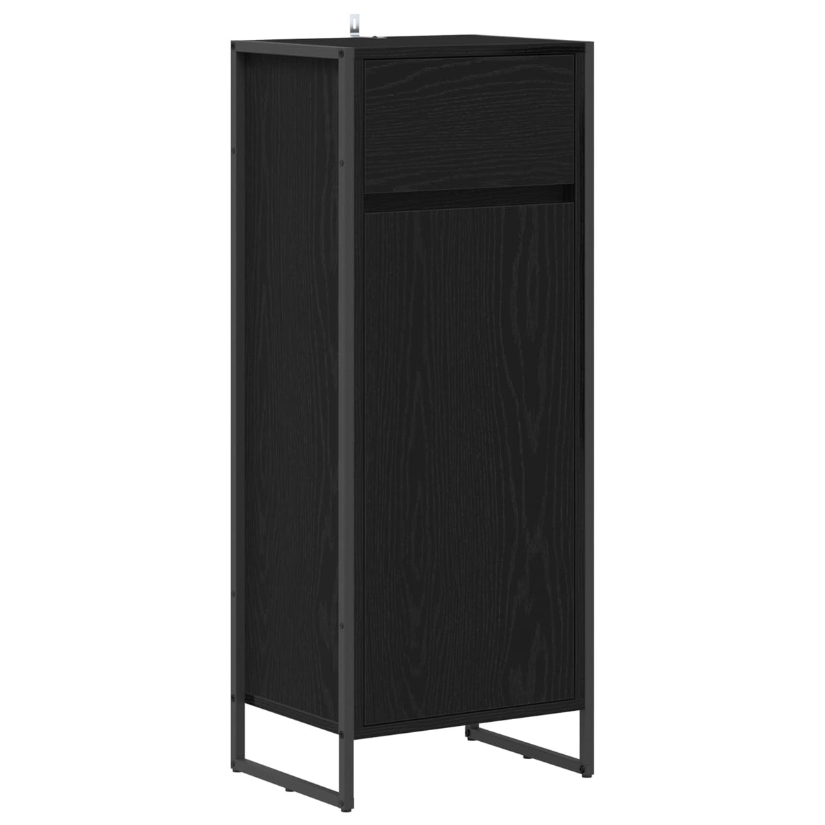Koupelnová Skříň Černý Dub 40 X 30 X 100 Cm Kompozitní Dřevo