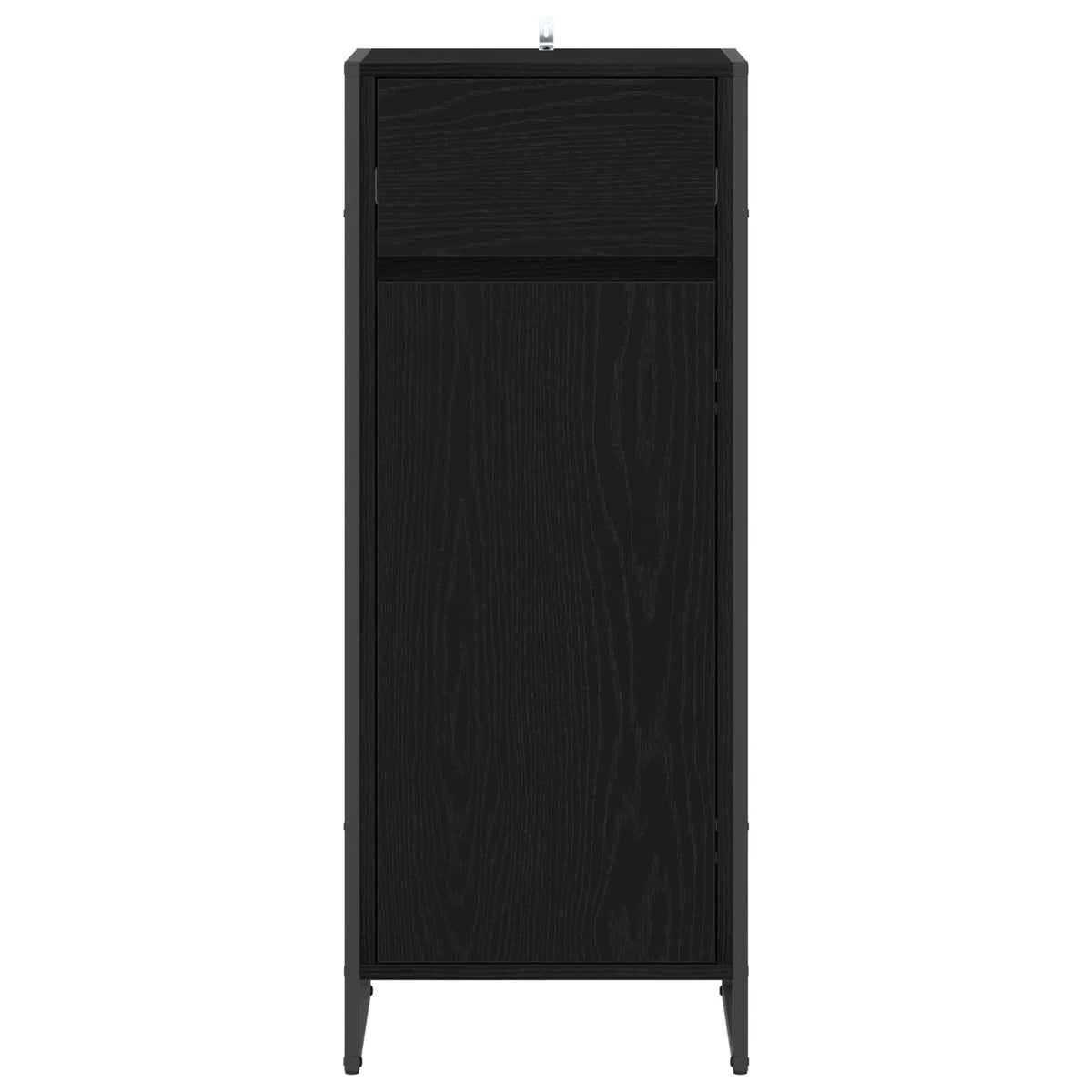 Koupelnová Skříň Černý Dub 40 X 30 X 100 Cm Kompozitní Dřevo