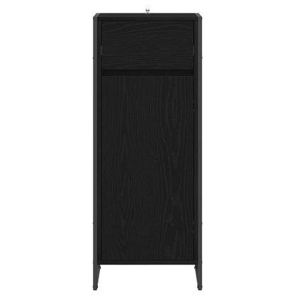 Koupelnová Skříň Černý Dub 40 X 30 X 100 Cm Kompozitní Dřevo