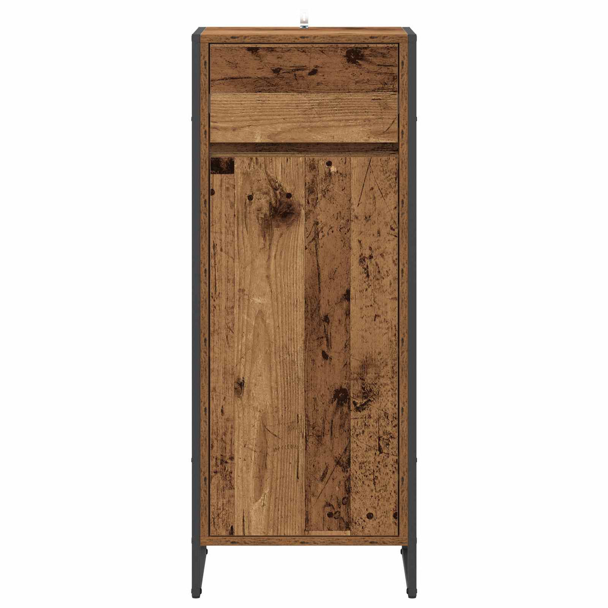 Koupelnová Skříň Staré Dřevo 40 X 30 X 100 Cm Kompozitní Dřevo