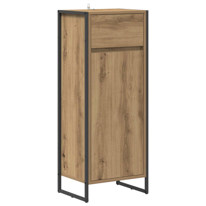 Koupelnová Skříň Umělecký Dub 40 X 30 X 100 Cm Kompozitní Dřevo