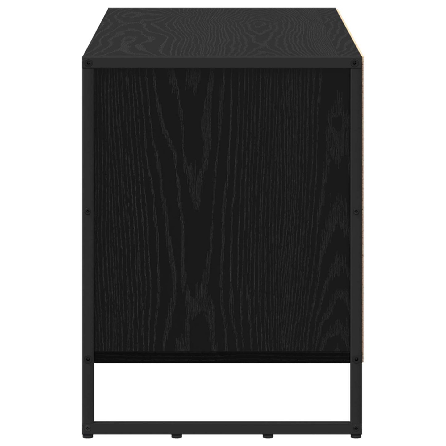Televizní Skříň 100 X 36 X 49,5 Cm Černý Dub Kompozitní Dřevo