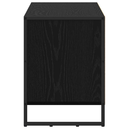 Televizní Skříň 100 X 36 X 49,5 Cm Černý Dub Kompozitní Dřevo