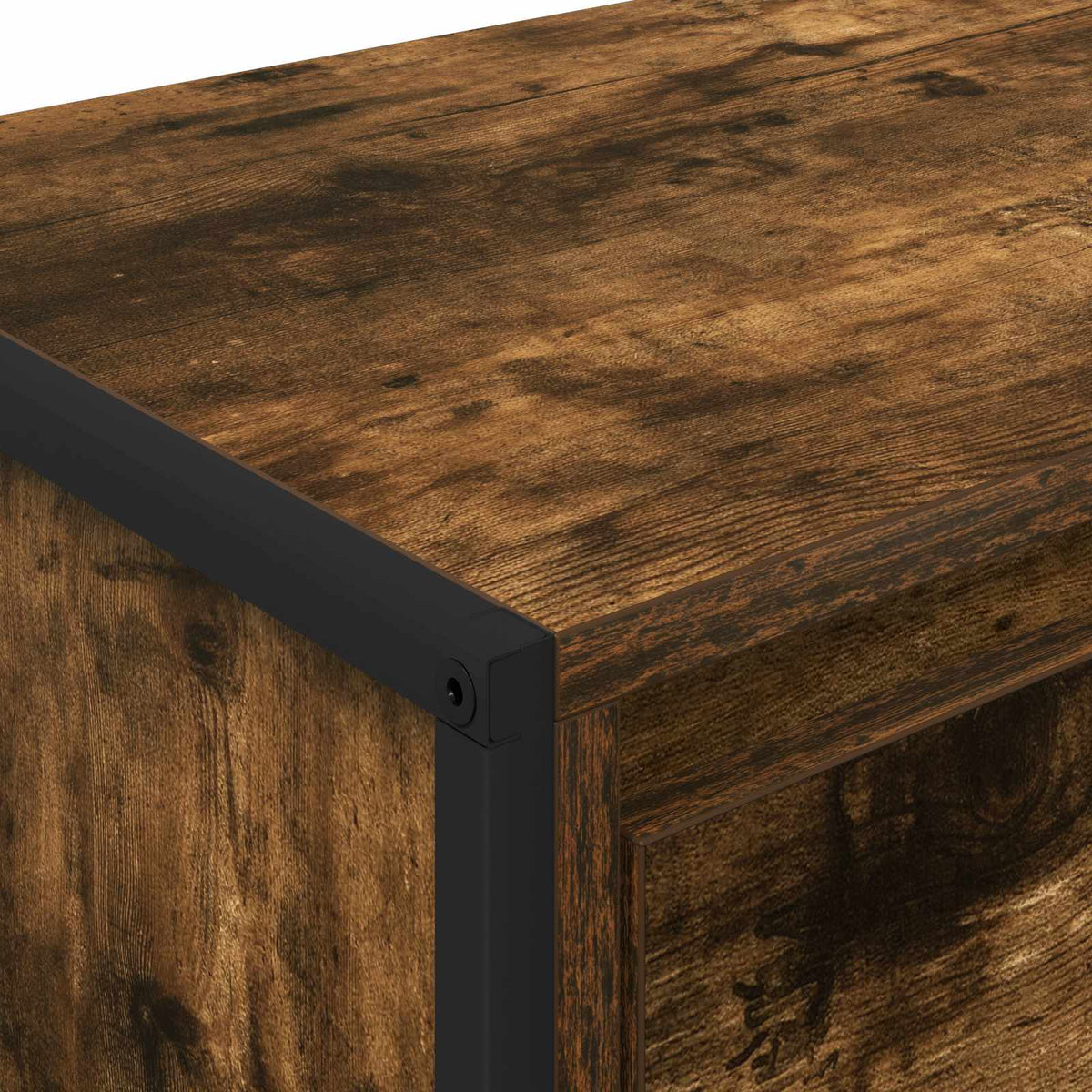 Televizní Skříň 100 X 36 X 49,5 Cm Kouřový Dub Kompozitní Dřevo