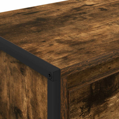 Televizní Skříň 100 X 36 X 49,5 Cm Kouřový Dub Kompozitní Dřevo