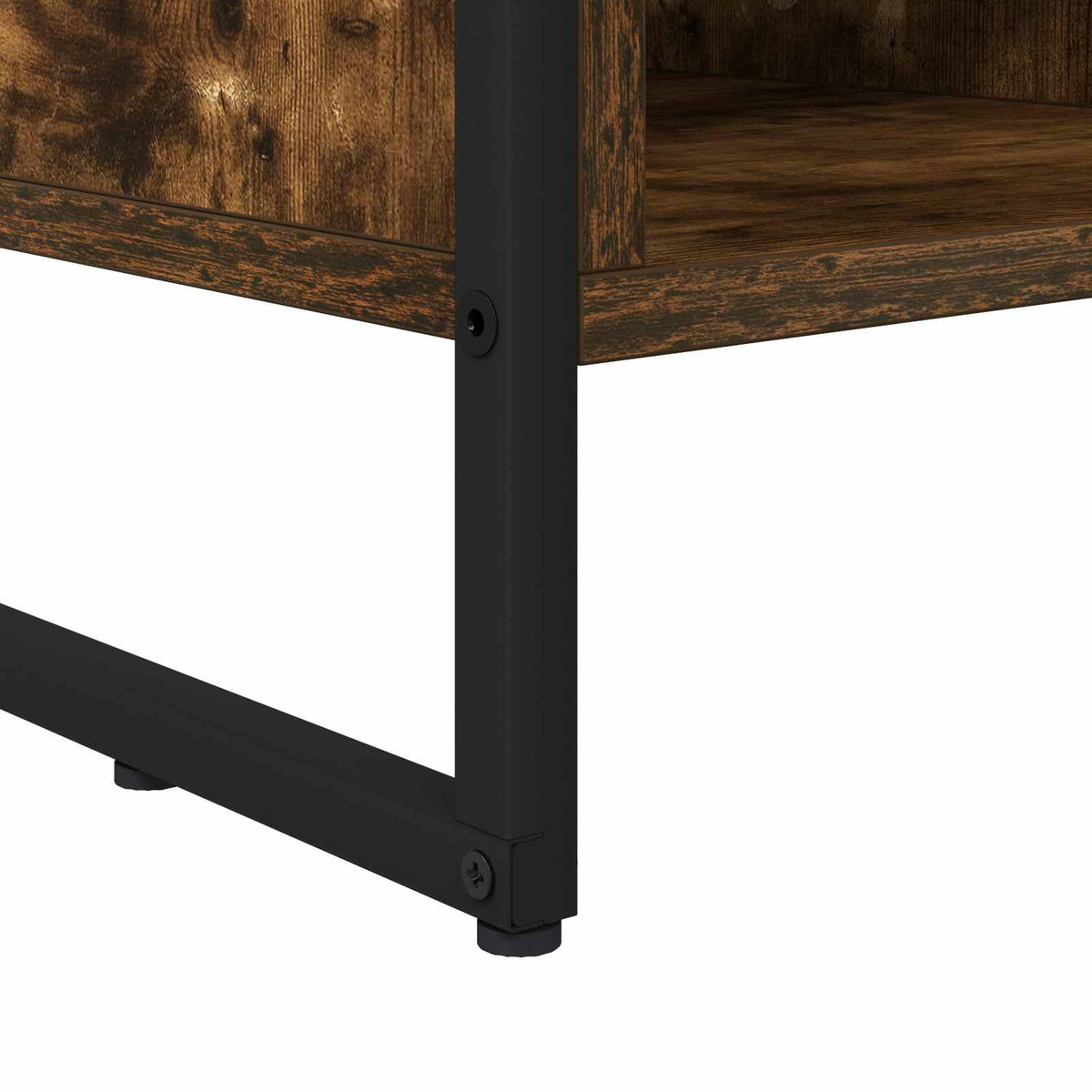 Televizní Skříň 100 X 36 X 49,5 Cm Kouřový Dub Kompozitní Dřevo