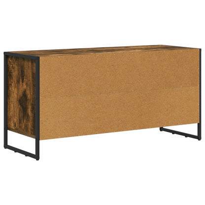 Televizní Skříň 100 X 36 X 49,5 Cm Kouřový Dub Kompozitní Dřevo