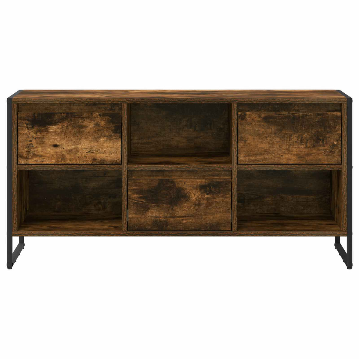 Televizní Skříň 100 X 36 X 49,5 Cm Kouřový Dub Kompozitní Dřevo