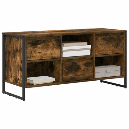 Televizní Skříň 100 X 36 X 49,5 Cm Kouřový Dub Kompozitní Dřevo