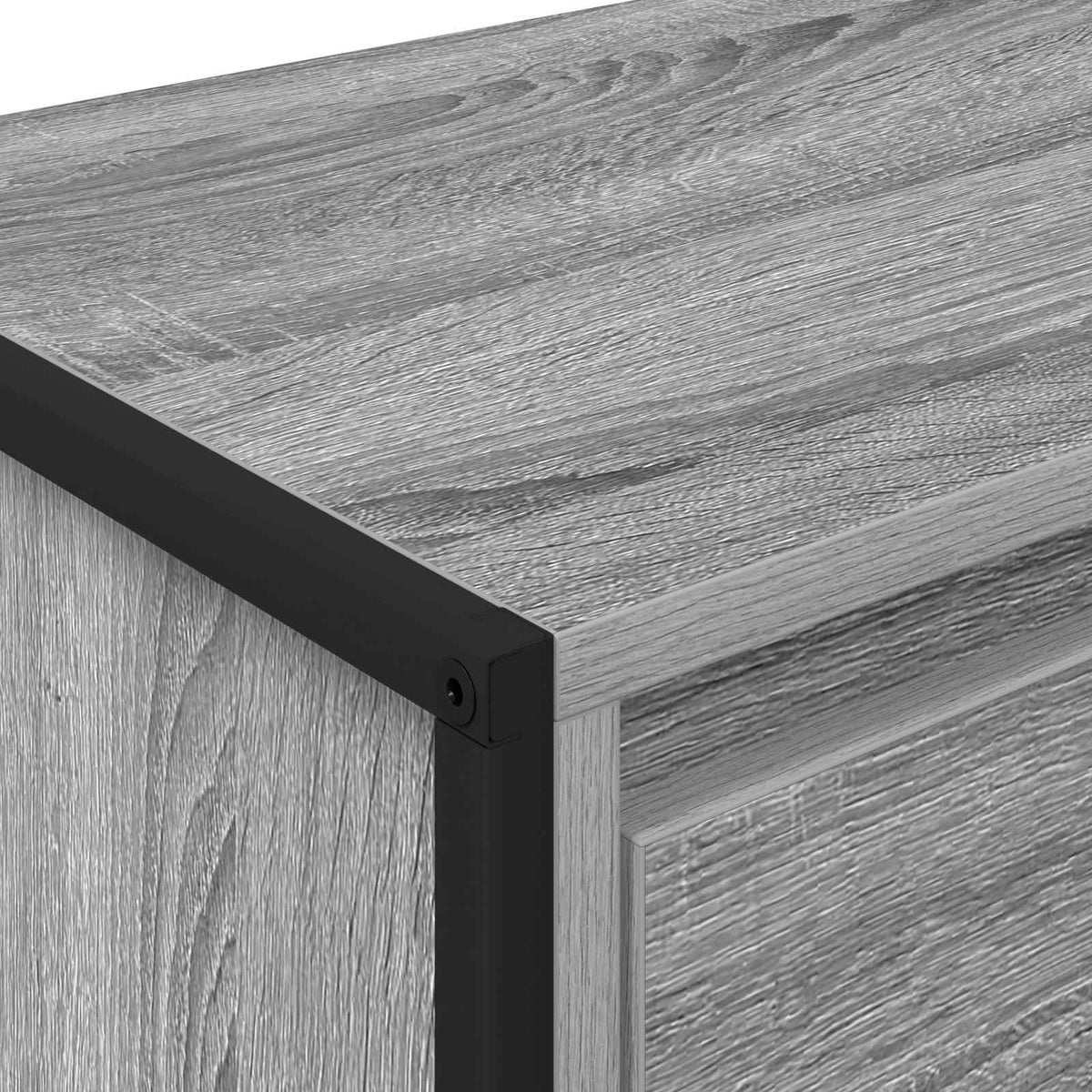 Televizní Skříň 100 X 36 X 49,5 Cm Šedá Sonoma Kompozitní Dřevo