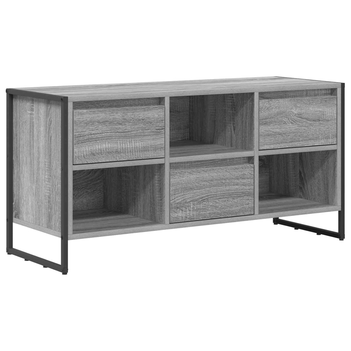 Televizní Skříň 100 X 36 X 49,5 Cm Šedá Sonoma Kompozitní Dřevo