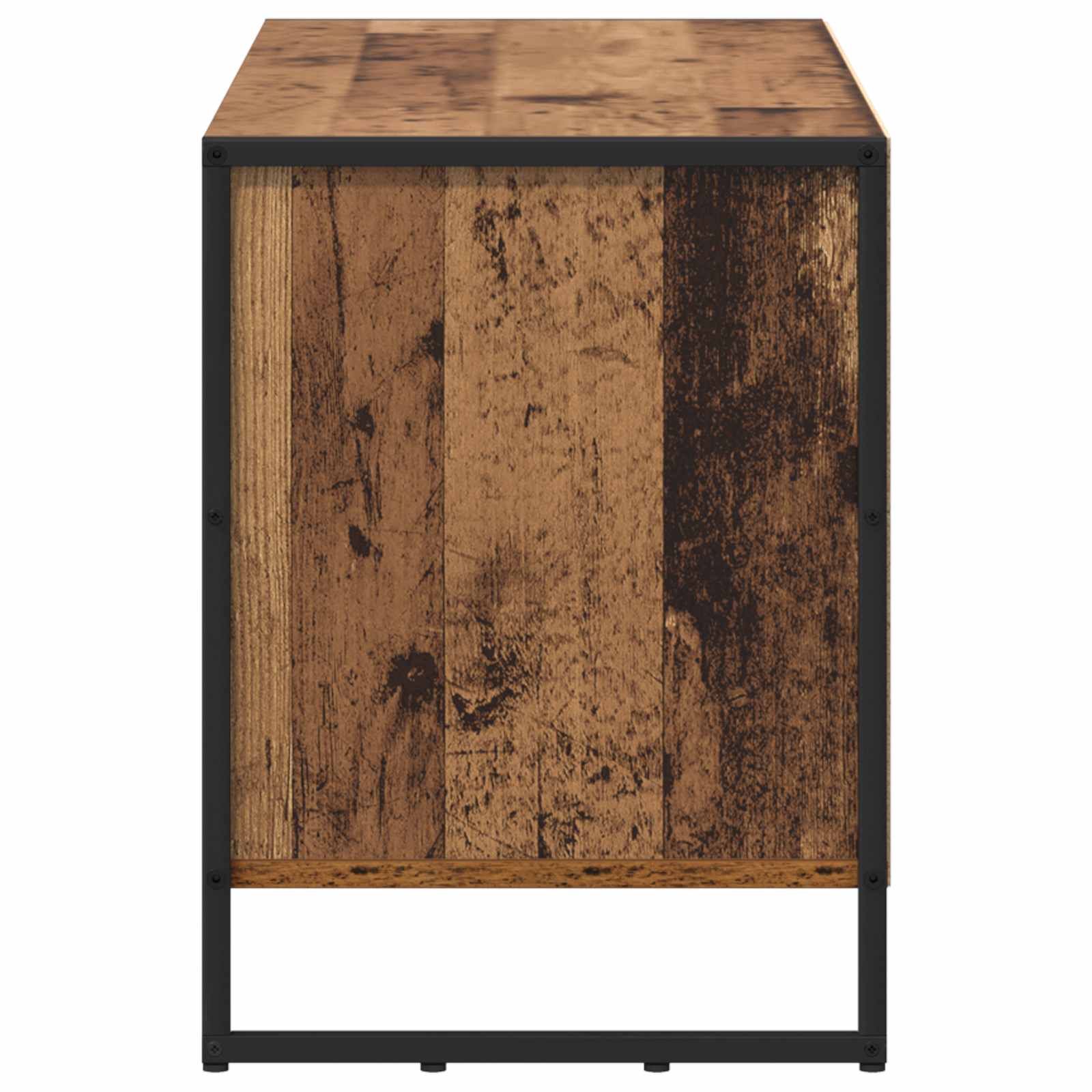 Televizní Skříň 100 X 36 X 49,5 Cm Staré Dřevo Kompozitní Dřevo