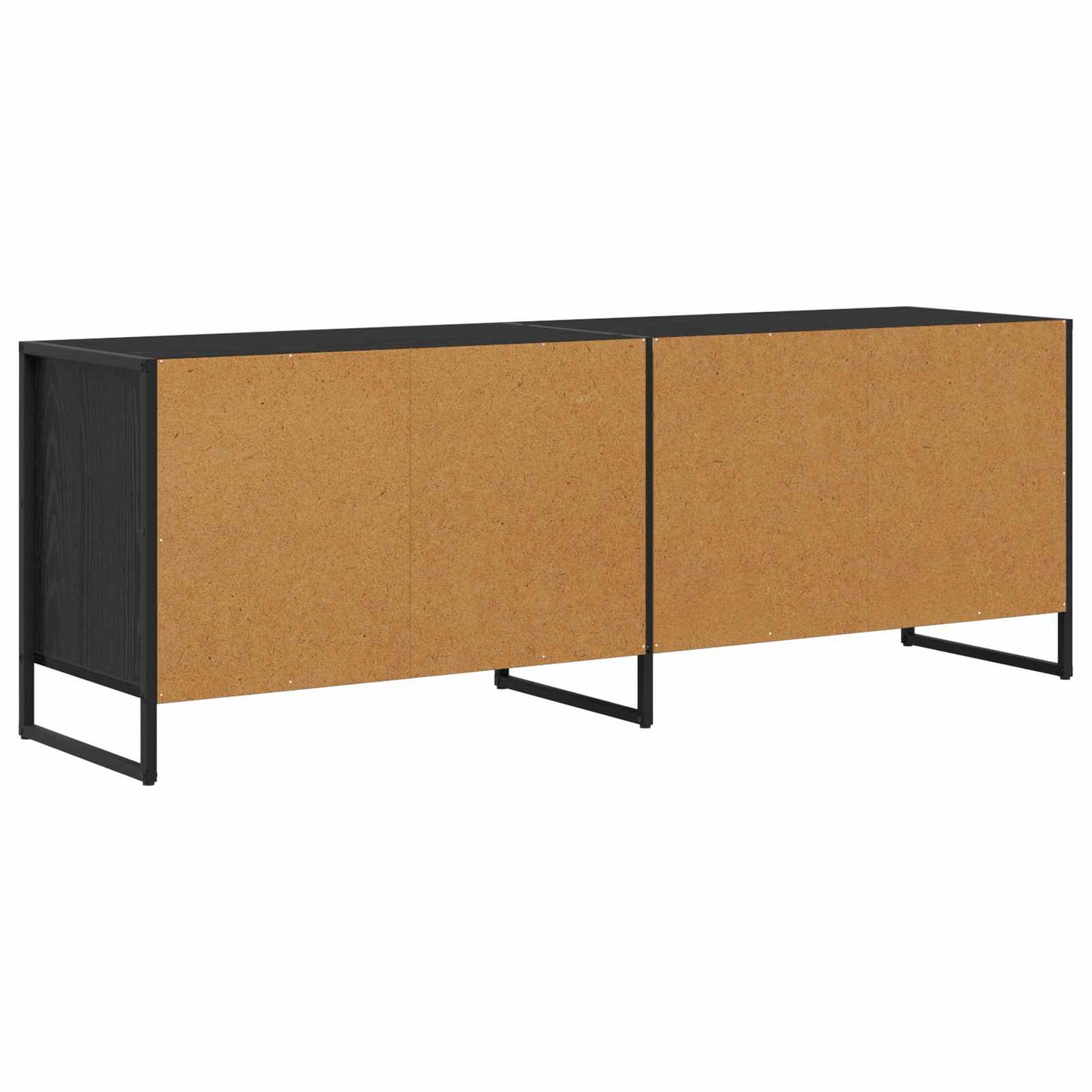 Televizní Skříň 140 X 36 X 49.5 Cm Černý Dub Kompozitní Dřevo