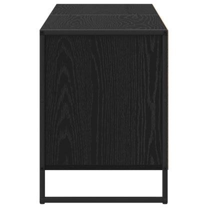 Televizní Skříň 140 X 36 X 49.5 Cm Černý Dub Kompozitní Dřevo