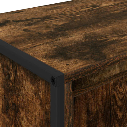 Televizní Skříň 140 X 36 X 49.5 Cm Kouřový Dub Kompozitní Dřevo