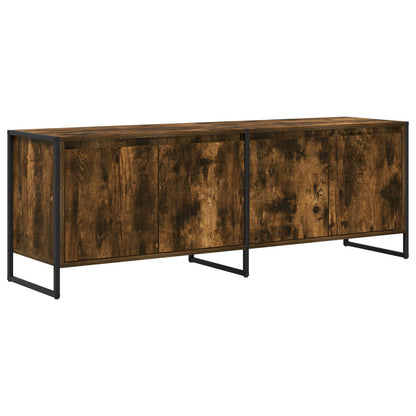 Televizní Skříň 140 X 36 X 49.5 Cm Kouřový Dub Kompozitní Dřevo