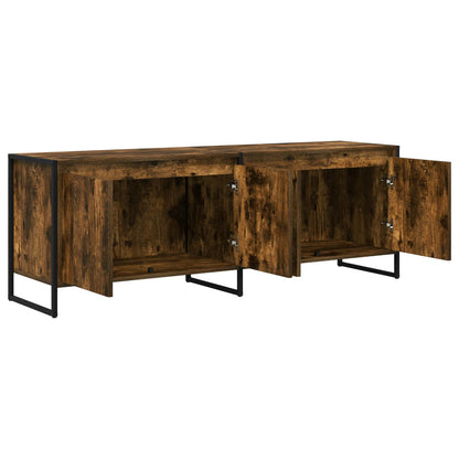 Televizní Skříň 140 X 36 X 49.5 Cm Kouřový Dub Kompozitní Dřevo