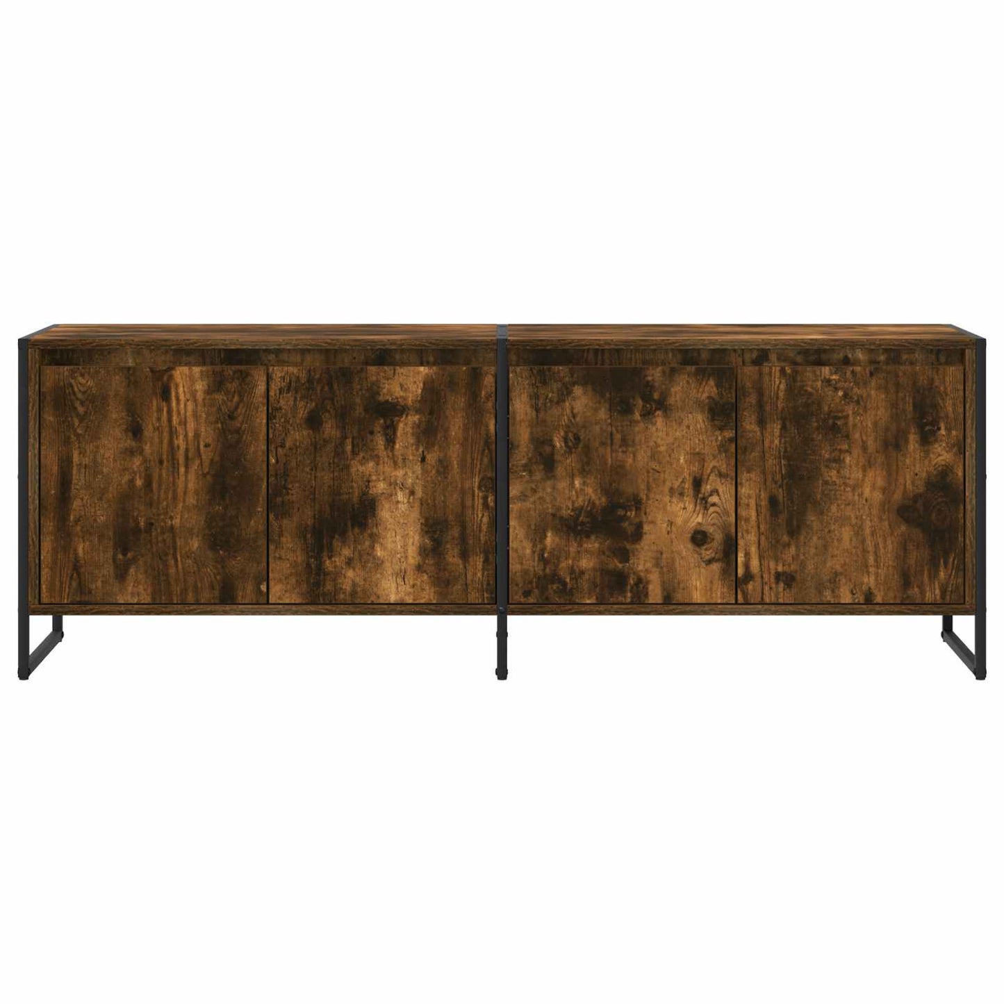 Televizní Skříň 140 X 36 X 49.5 Cm Kouřový Dub Kompozitní Dřevo
