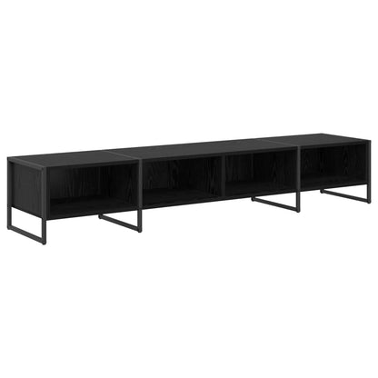 Televizní Skříň 170.5 X 36 X 30.5 Cm Černý Dub Kompozitní Dřevo