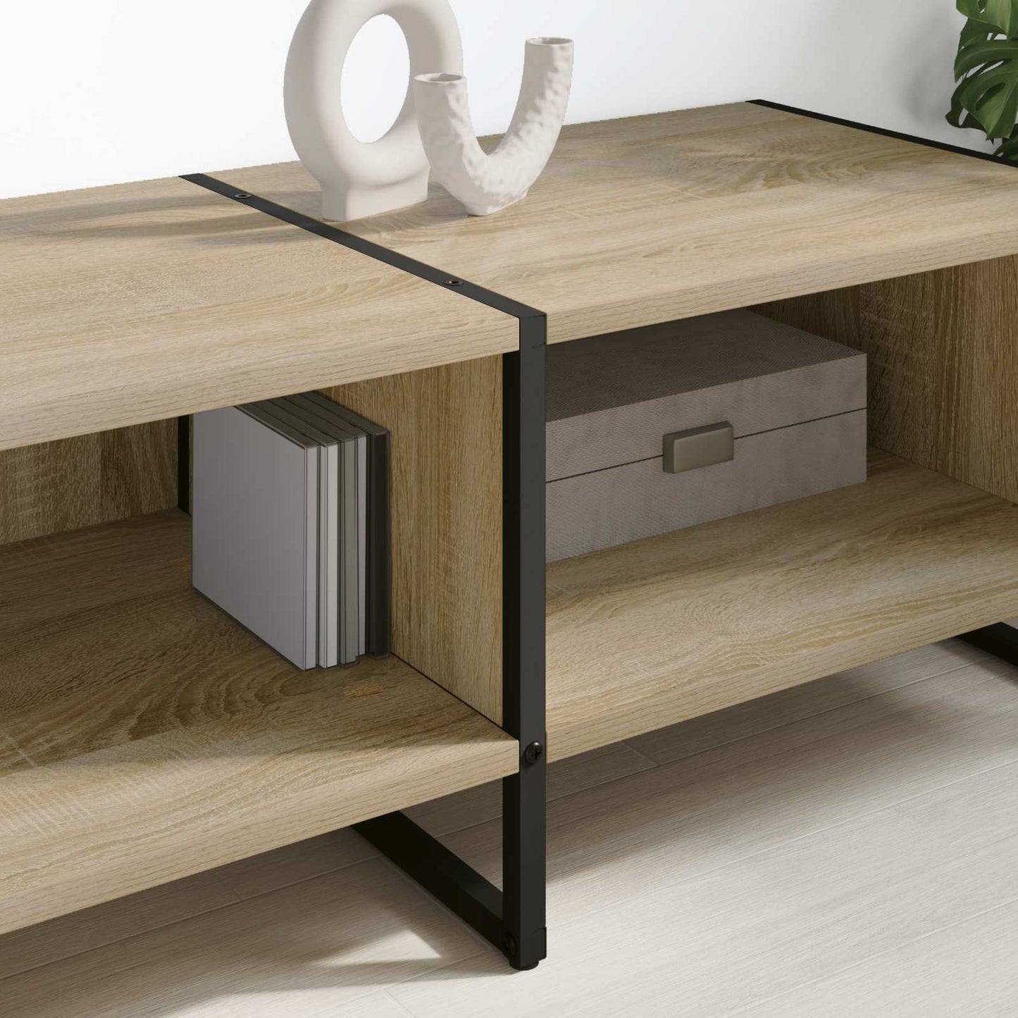 Televizní Skříň 170.5 X 36 X 30.5 Cm Sonoma Kompozitní Dřevo