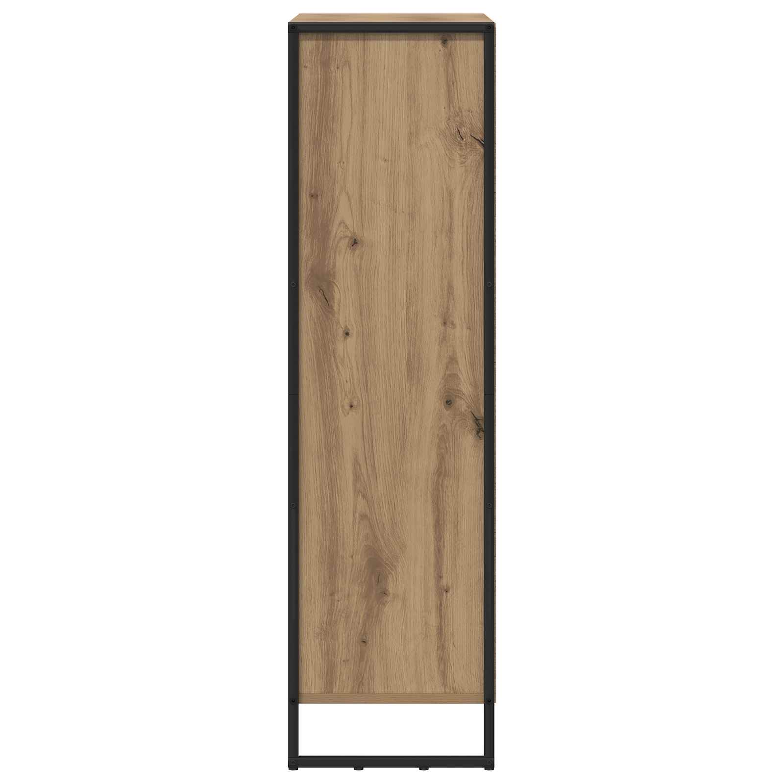 Knihovna 99,5 X 30 X 108,5 Cm Kompozitní Dřevo Umělecký Dub