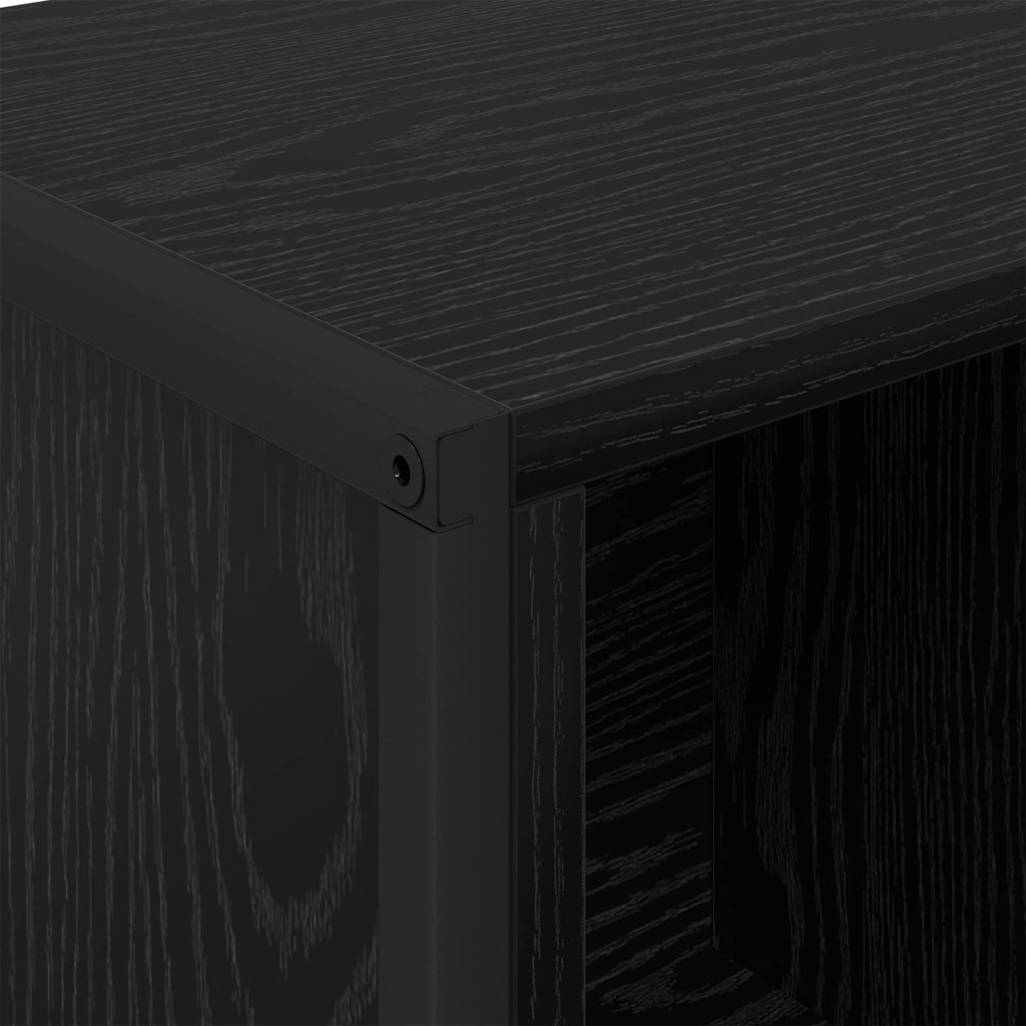 Knihovna 68 X 30 X 108.5 Cm Kompozitní Dřevo Černý Dub