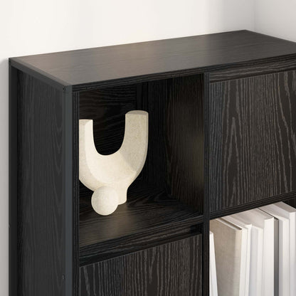 Knihovna 68 X 30 X 108.5 Cm Kompozitní Dřevo Černý Dub