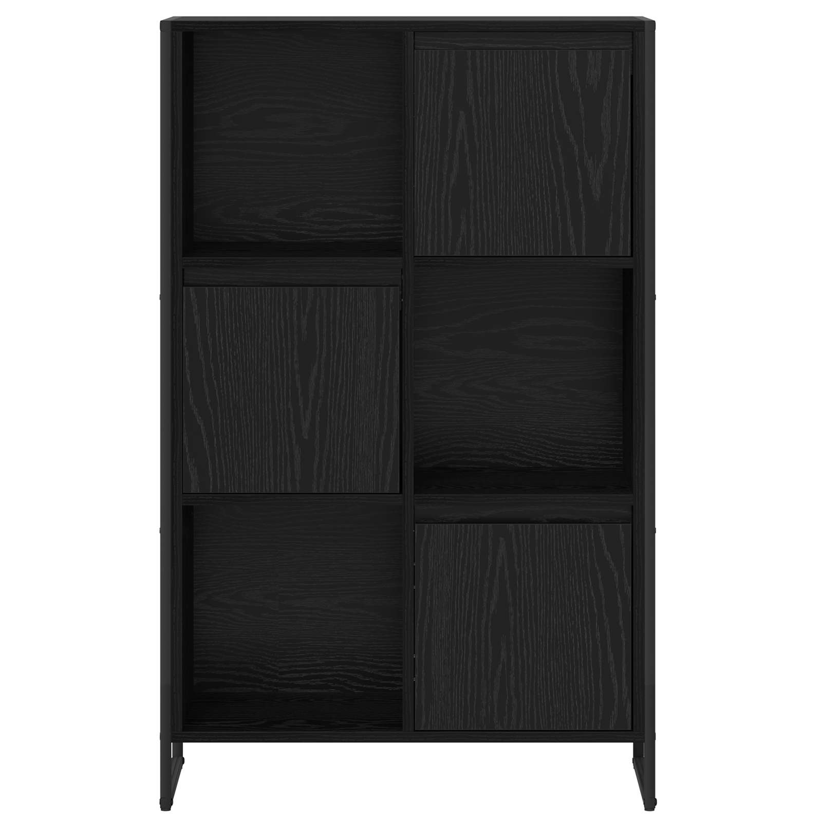 Knihovna 68 X 30 X 108.5 Cm Kompozitní Dřevo Černý Dub