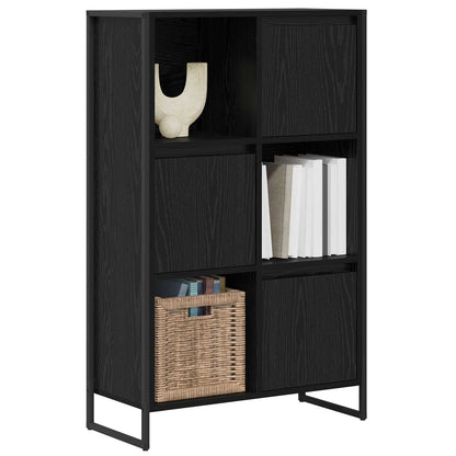 Knihovna 68 X 30 X 108.5 Cm Kompozitní Dřevo Černý Dub