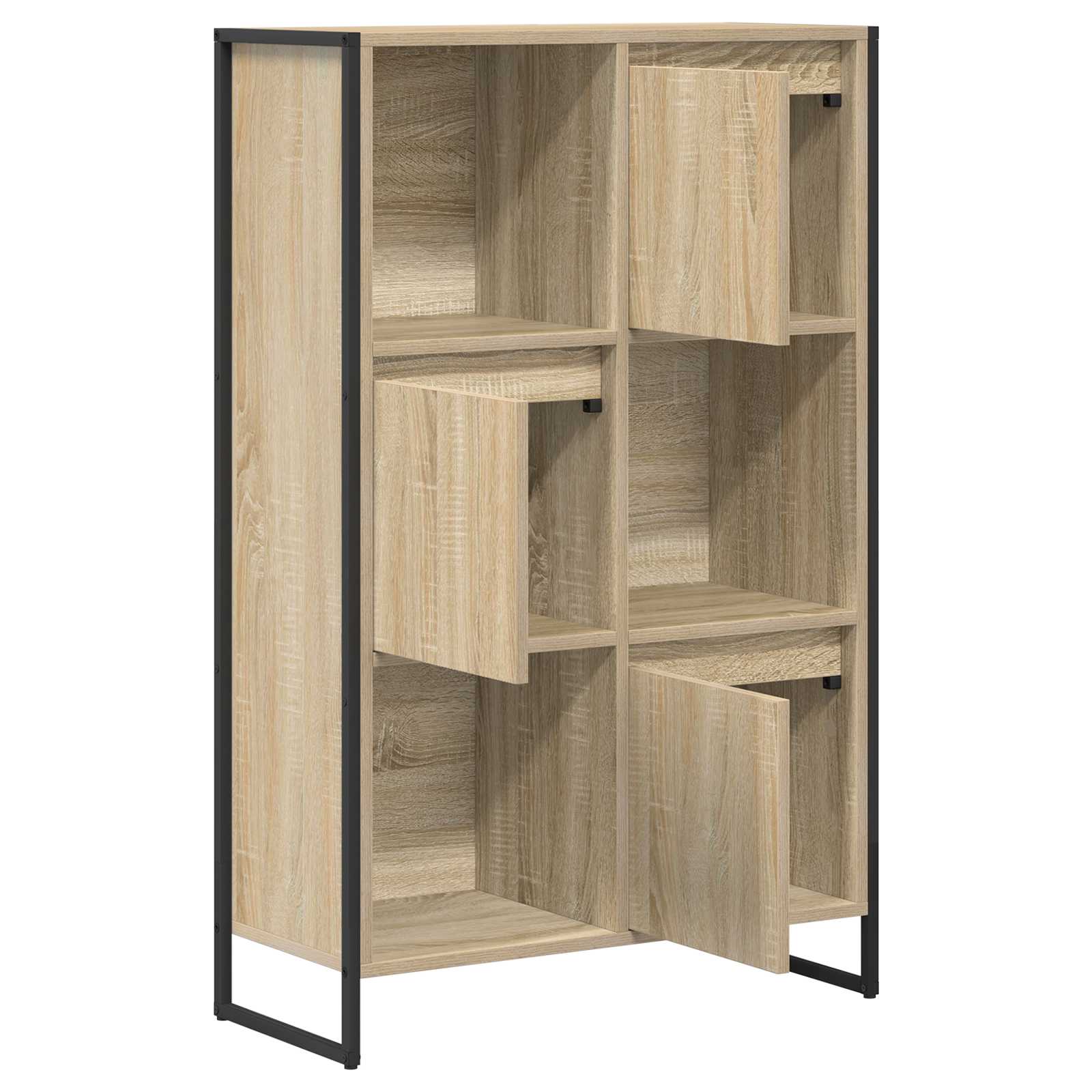 Knihovna 68 X 30 X 108.5 Cm Kompozitní Dřevo Sonoma