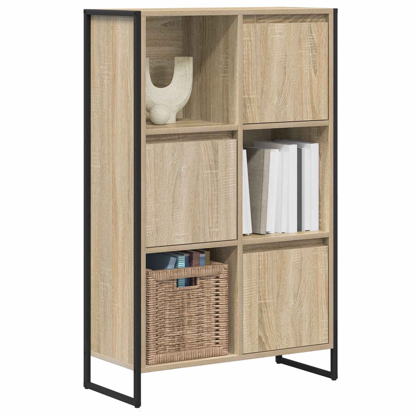 Knihovna 68 X 30 X 108.5 Cm Kompozitní Dřevo Sonoma