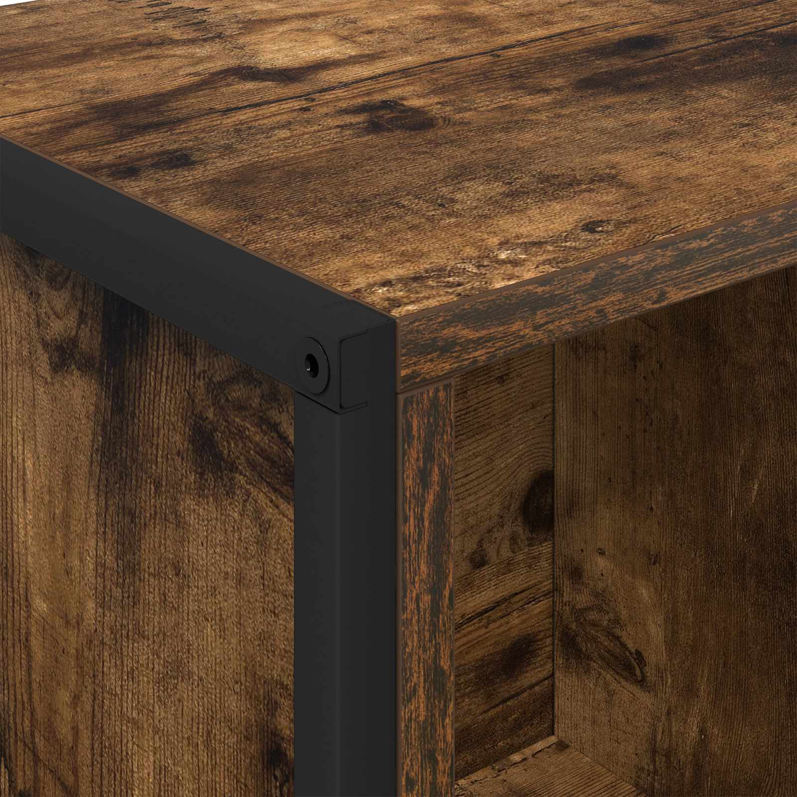 Knihovna 68 X 30 X 108.5 Cm Kompozitní Dřevo Kouřový Dub