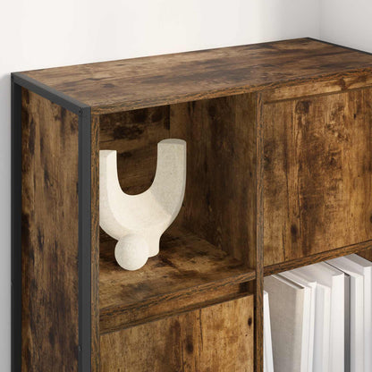 Knihovna 68 X 30 X 108.5 Cm Kompozitní Dřevo Kouřový Dub
