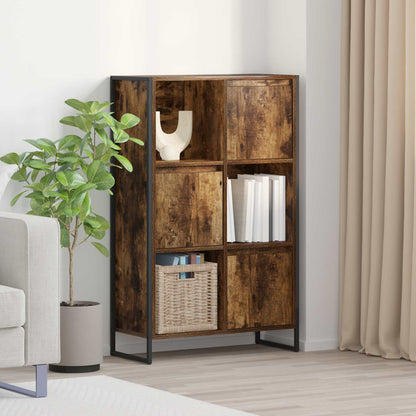 Knihovna 68 X 30 X 108.5 Cm Kompozitní Dřevo Kouřový Dub