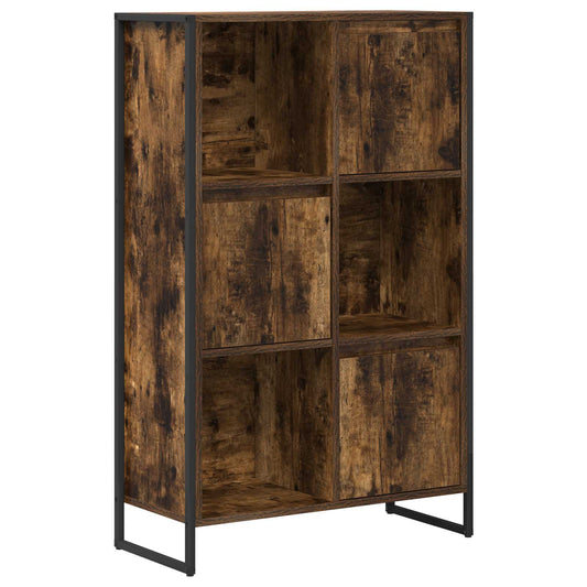 Knihovna 68 X 30 X 108.5 Cm Kompozitní Dřevo Kouřový Dub