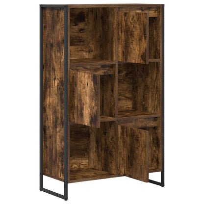 Knihovna 68 X 30 X 108.5 Cm Kompozitní Dřevo Kouřový Dub