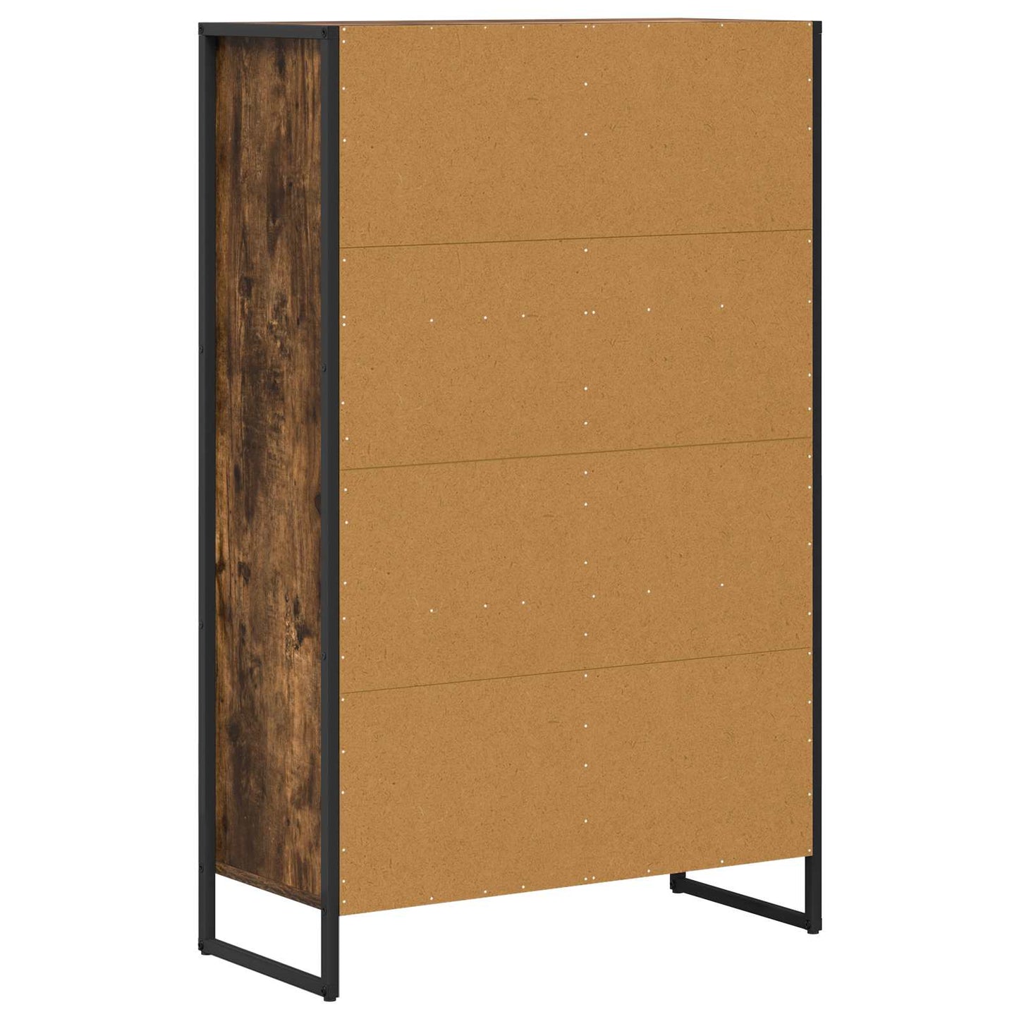 Knihovna 68 X 30 X 108.5 Cm Kompozitní Dřevo Kouřový Dub