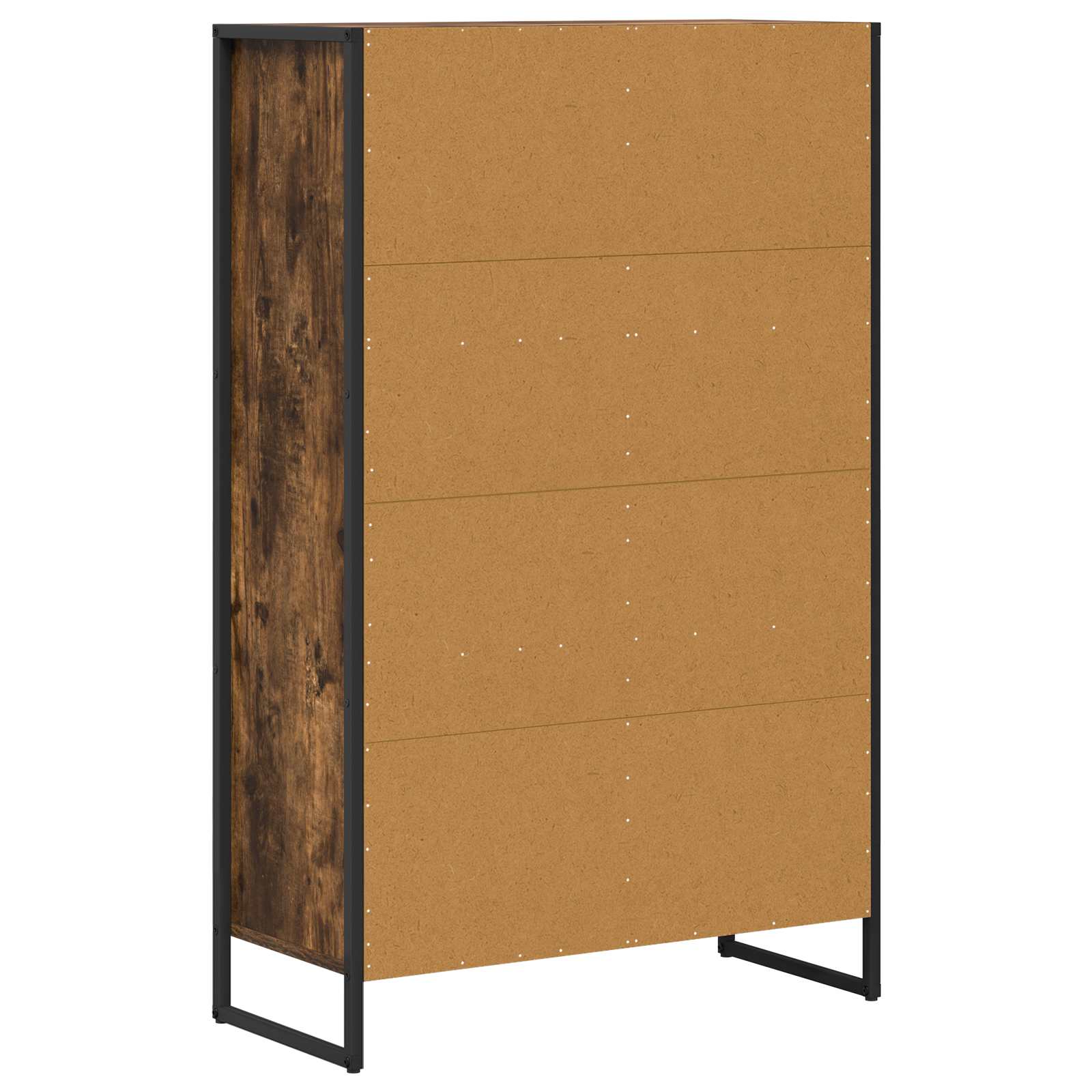 Knihovna 68 X 30 X 108.5 Cm Kompozitní Dřevo Kouřový Dub