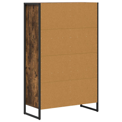 Knihovna 68 X 30 X 108.5 Cm Kompozitní Dřevo Kouřový Dub