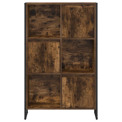Knihovna 68 X 30 X 108.5 Cm Kompozitní Dřevo Kouřový Dub