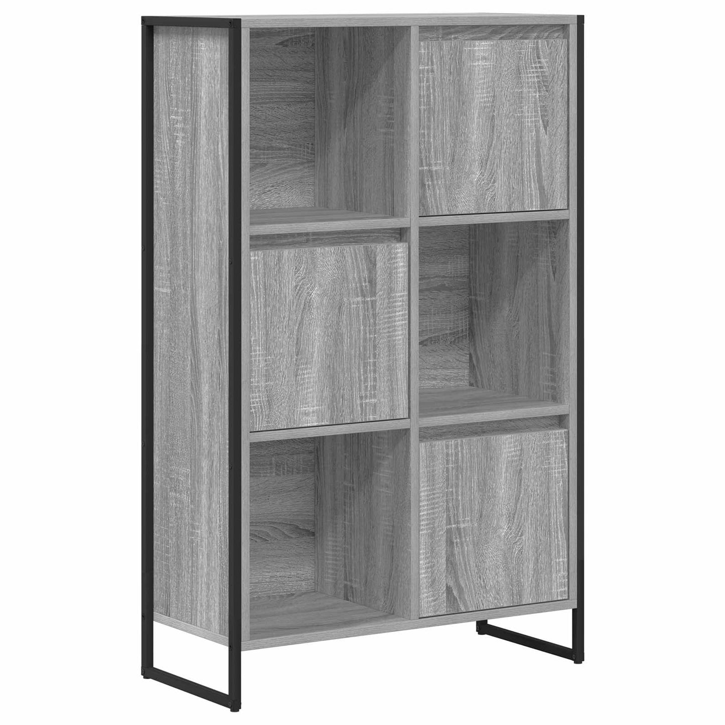 Knihovna 68 X 30 X 108.5 Cm Kompozitní Dřevo Šedá Sonoma