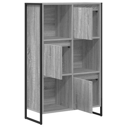 Knihovna 68 X 30 X 108.5 Cm Kompozitní Dřevo Šedá Sonoma