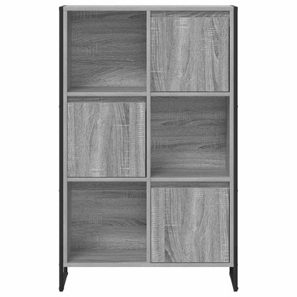 Knihovna 68 X 30 X 108.5 Cm Kompozitní Dřevo Šedá Sonoma