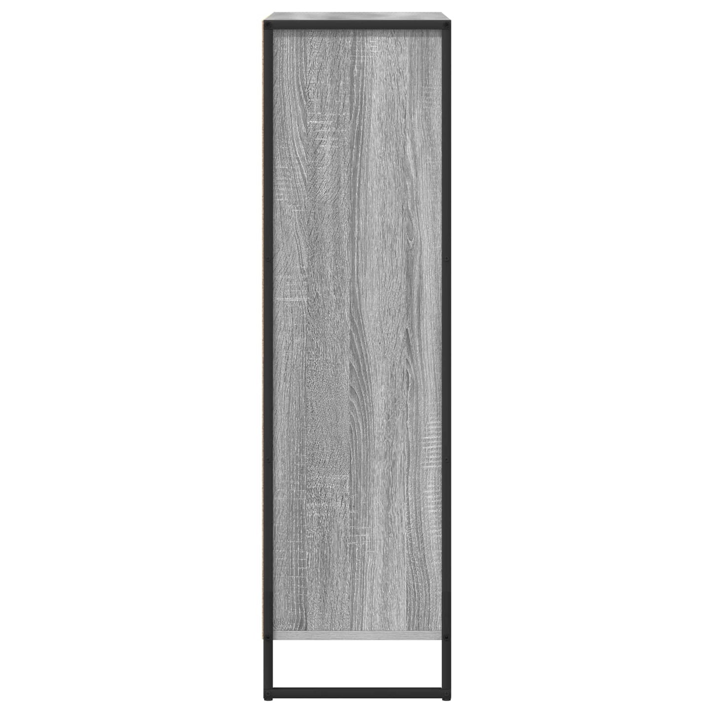 Knihovna 68 X 30 X 108.5 Cm Kompozitní Dřevo Šedá Sonoma
