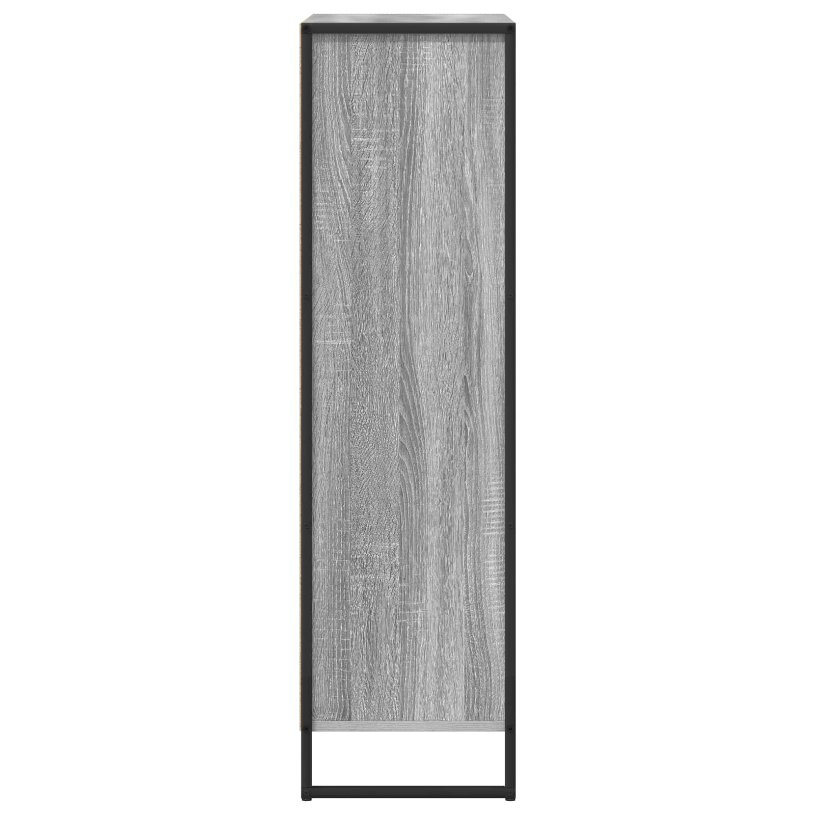 Knihovna 68 X 30 X 108.5 Cm Kompozitní Dřevo Šedá Sonoma
